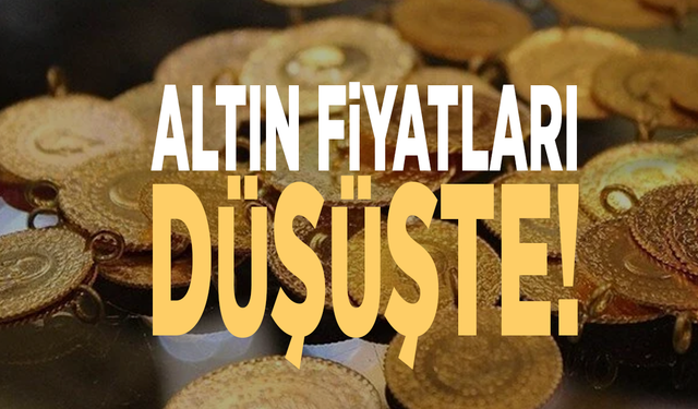 Altın fiyatları düşüşte! Gram altın ne kadar oldu?