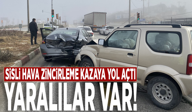 Sisli hava zincirleme kazaya yol açtı: Yaralılar var!