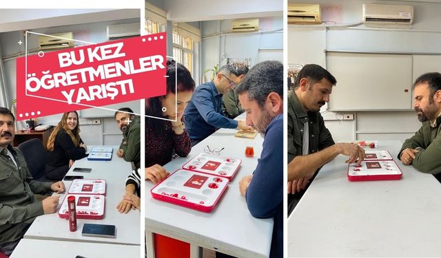 Manisa'da bu kez öğretmenlerin kendileri yarıştı!