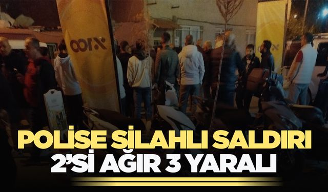 İzmir’de polislere silahlı saldırı: 2’si ağır 3 polis yaralı