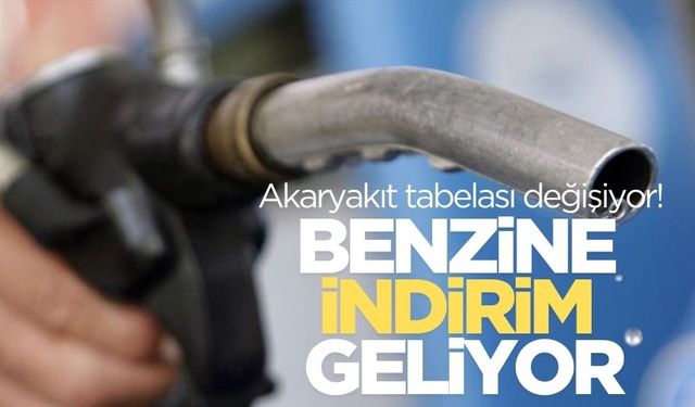 Akaryakıt fiyatlarına indirim geliyor