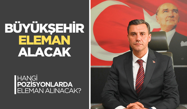 Manisa Büyükşehir eleman alacak!