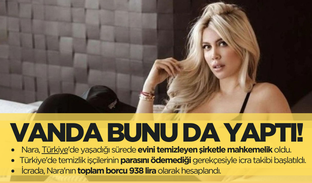 Wanda Nara Türkiye'de icralık oldu! Bakın sebep ne?