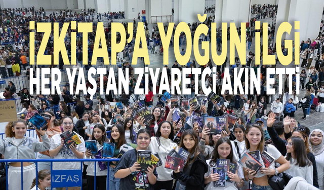 İZKİTAP’a yoğun ilgi: Her yaştan ziyaretçi akın etti