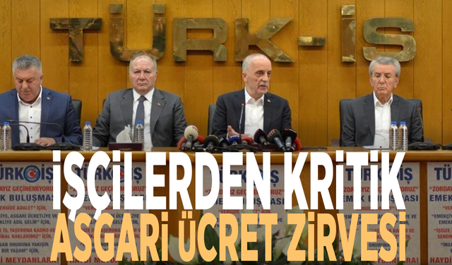 Asgari ücret toplantısı öncesi işçilerden kritik zirve