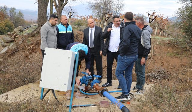 Bir mahallenin daha su sorunu giderildi