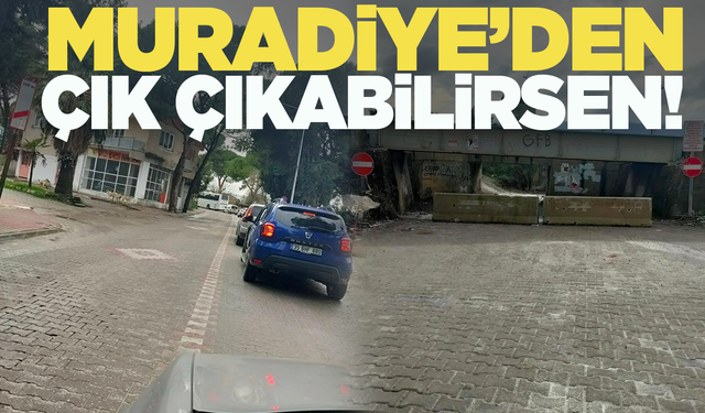 Muradiye'nin trafik çilesi vatandaşı canından bezdirdi!