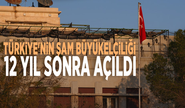 Türkiye’nin Şam Büyükelçiliği 12 yıl sonra açıldı