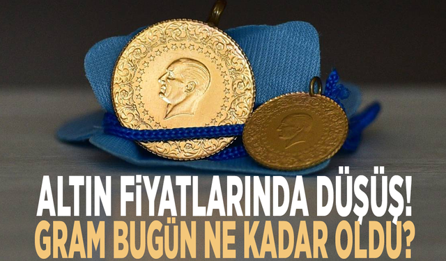 Altında düşüş! Gram bugün ne kadar oldu?