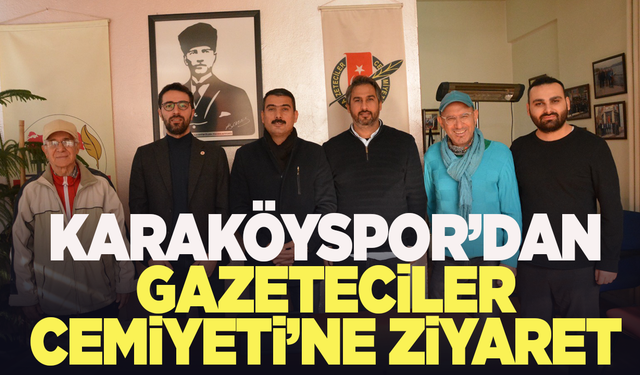 Karaköyspor'dan Gazeteciler Cemiyeti'ne ziyaret!