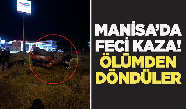 Manisa'da trafik kazası: 2 yaralı