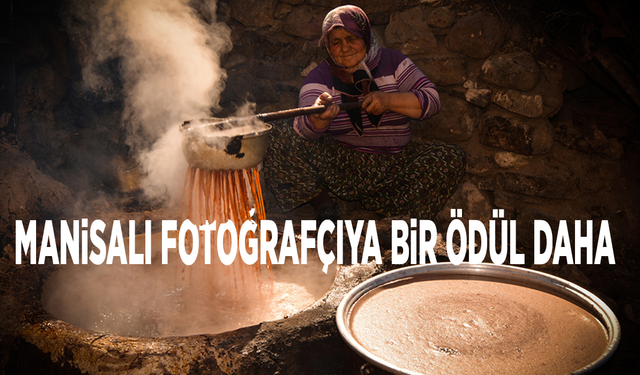 Manisalı fotoğrafçıya bir ödül daha