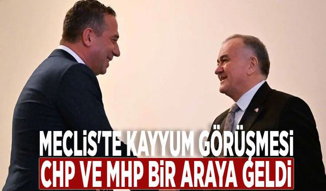 Meclis'te kayyum görüşmesi: CHP ve MHP bir araya geldi