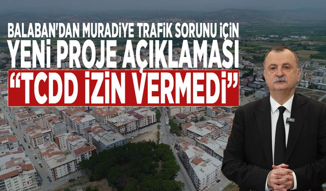 Balaban'dan Muradiye trafik sorunu için yeni proje açıklaması: "TCDD izin vermedi"