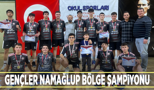 Gençler namağlup bölge şampiyonu