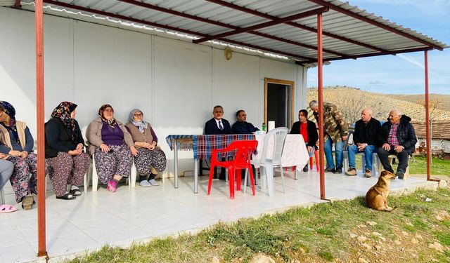 Kaymakam Güngör mahalle sakinlerinin sorunlarını dinledi