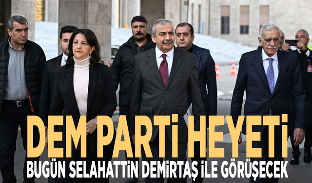 DEM Parti heyeti bugün Selahattin Demirtaş ile görüşecek