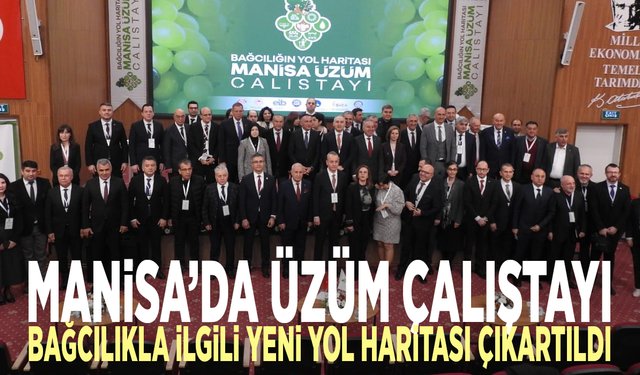 Manisa’da Üzüm Çalıştayı: Bağcılıkla ilgili yeni yol haritası çıkartıldı