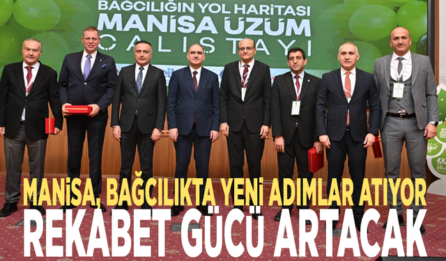 Manisa, bağcılıkta yeni adımlar atıyor: Rekabet gücü artacak