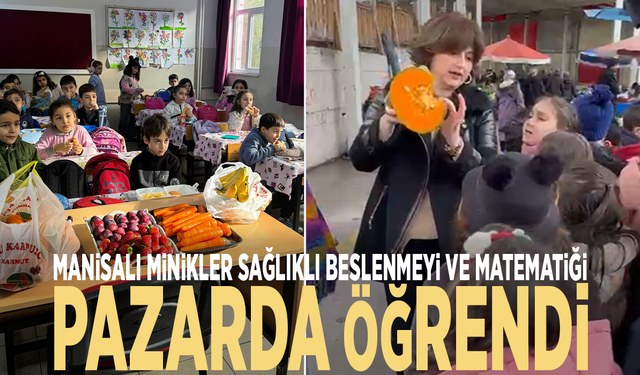 Hayat Bilgisi dersini pazarda işlediler