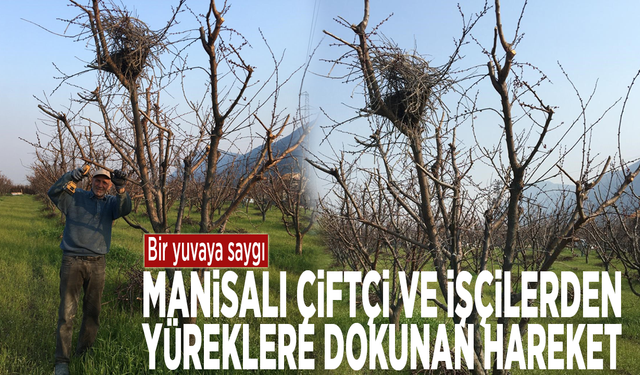 Bir yuvaya saygı: Manisalı çiftçi ve işçilerden yüreklere dokunan hareket
