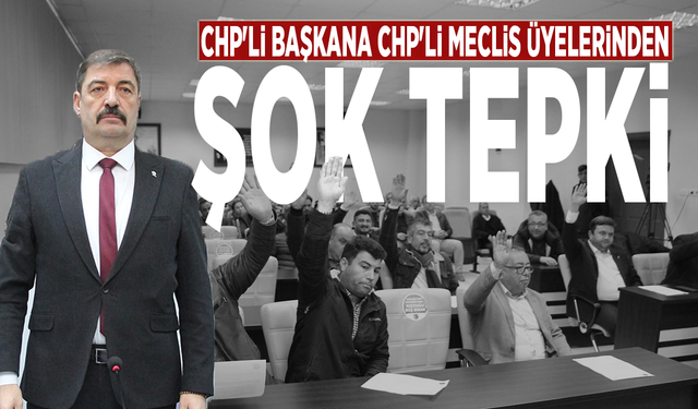 CHP'li başkana CHP'li meclis üyelerinden şok tepki