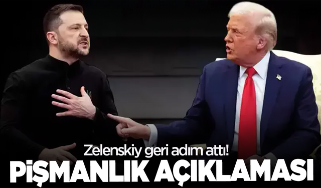 Zelenskiy'den 'pişmanlık' açıklaması!