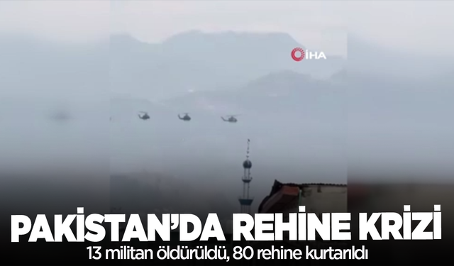 Pakistan'da trende rehine krizi