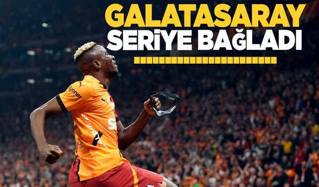 Galatasaray evinde kazandı