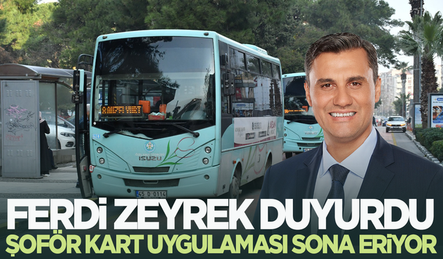 Zeyrek duyurdu: Şoför Kart Uygulaması sona eriyor!