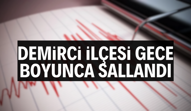 Demirci gece boyunca sallandı