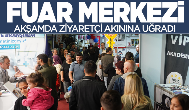 Mesir Ticaret Fuarı bu akşam da ziyaretçi akınına uğradı