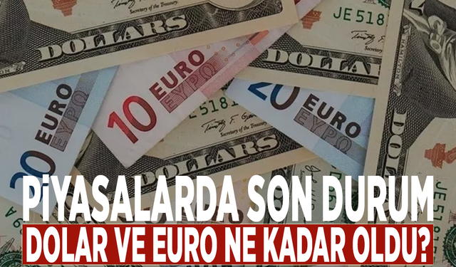 Lira karşısında dolar ve euronun güncel durumu