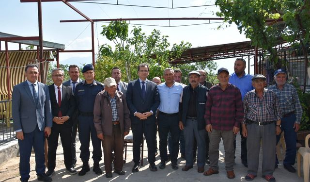 Kaymakam Güldoğan’dan Mersinli, Derbent ve Karaoğlanlı’ya ziyaret