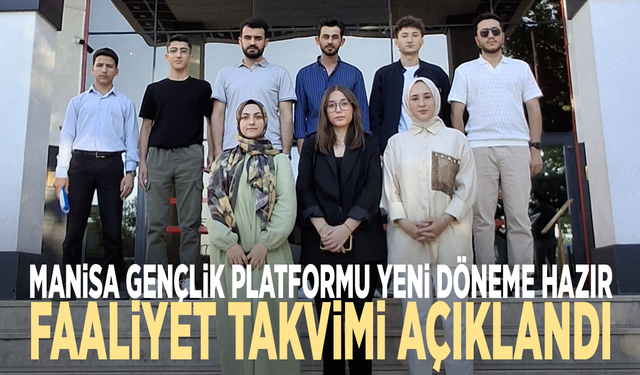 Manisa Gençlik Platformu yeni döneme hazır: Faaliyet takvimi açıklandı