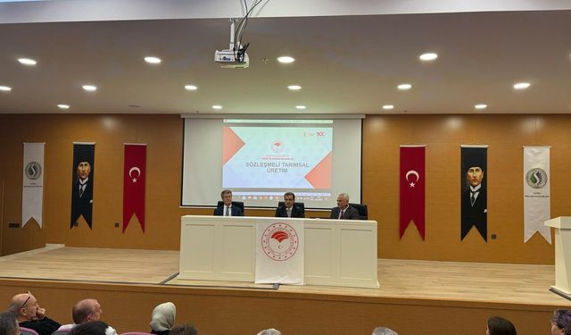 İlçede ‘Sözleşmeli tarımsal üretim’ toplantısı yapıldı