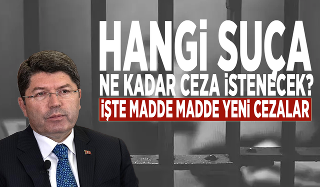 Hangi suça ne kadar ceza istenecek? İşte madde madde yeni cezalar