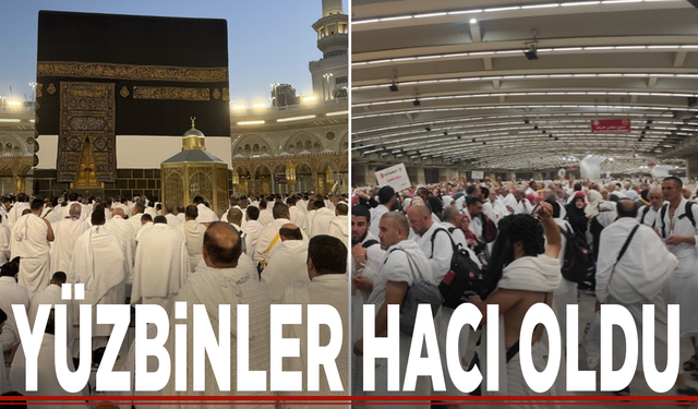 Yüzbinler hacı oldu