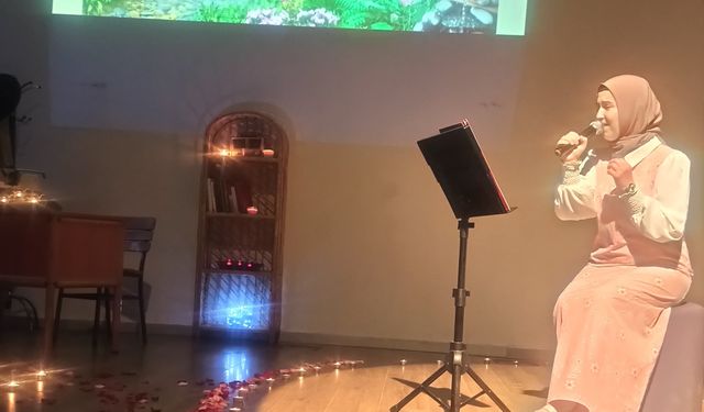 İlçede ilk kez "Şiirle buluşma" etkinliği düzenlendi