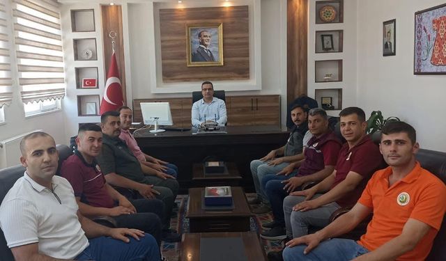 Kaymakamdan orman yangın ekibine tebrik