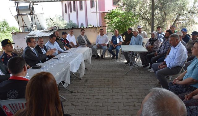 Kaymakam Güldoğan 3 mahalleyi ziyaret etti