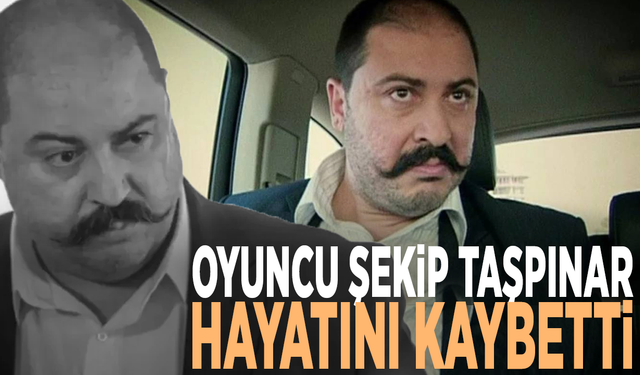 Oyuncu Şekip Taşpınar hayatını kaybetti