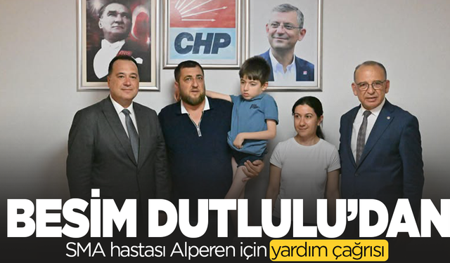 Başkan Dutlulu, SMA hastası Alperen için yardım çağrısı yaptı