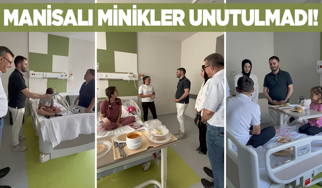 Manisalı minik kalplere anlamlı ziyaret
