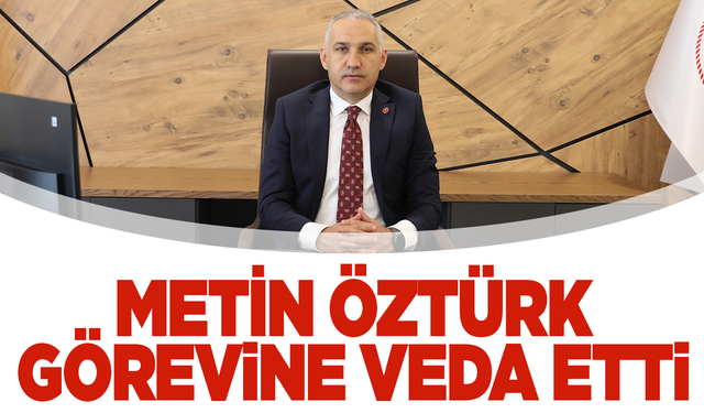 Manisa İl Tarım ve Orman Müdürü Metin Öztürk Görevine Veda Etti