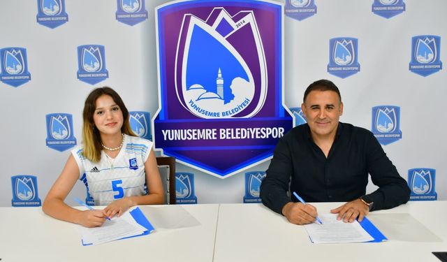 Yunusemre Belediyespor genç smaçörü renklerine bağladı