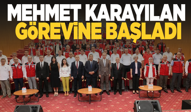 Mehmet Karayılan görevine başladı