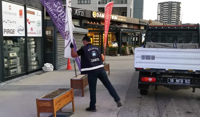 Bursa Nilüfer’in caddelerinde kapsamlı temizlik