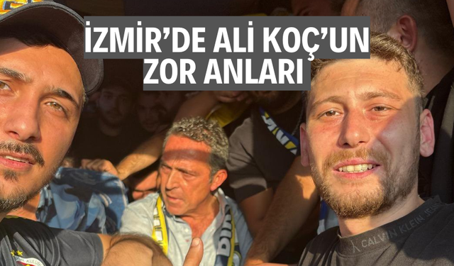 Ali Koç, taraftarlarla birlikte stada gitti