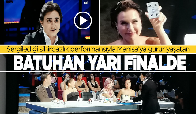 Manisalı genç yetenek Batuhan Yılmaz  Yetenek sizsiniz'de yarı finale yükseldi